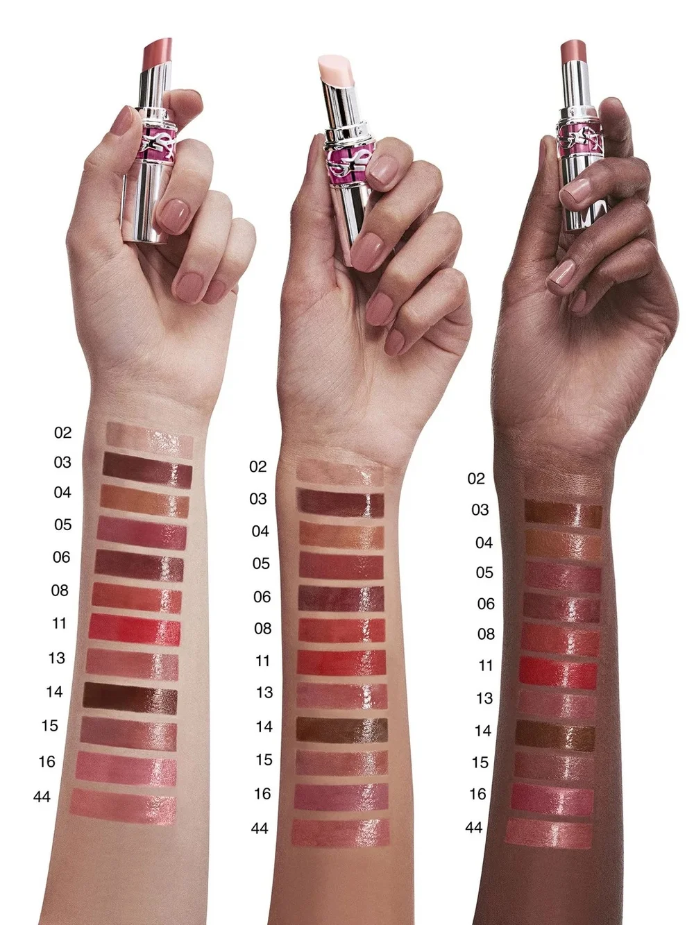 Yves Saint Laurent three ysl